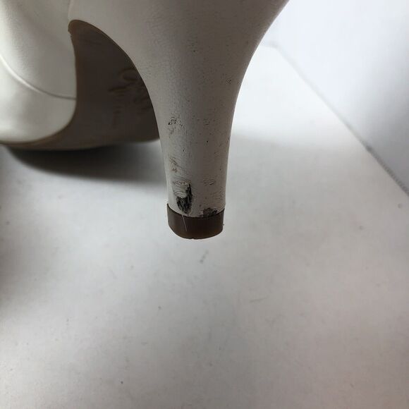 Life Stride Heels Womens Size 6.5 Parigi White Pumps Dress Soft System Slip OnE1 - Picture 8 of 12